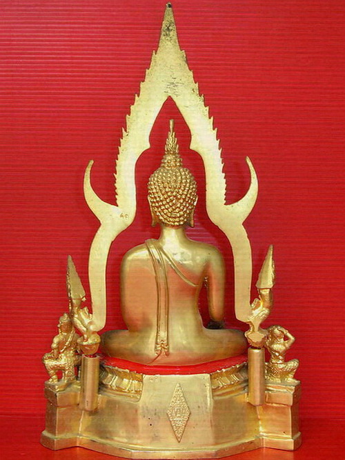 * พระพุทธชินราชบูชา ภปร. กะไหล่ทอง ซุ้มถอดได้ สวยมากค่ะ *