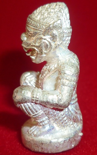 หนุมานเนื้อเงิน หลวงปู่คำบุ คุตตจิตโต วัดกุดชมภู จ.อุบลราชธานี