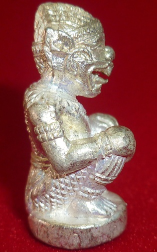 หนุมานเนื้อเงิน หลวงปู่คำบุ คุตตจิตโต วัดกุดชมภู จ.อุบลราชธานี