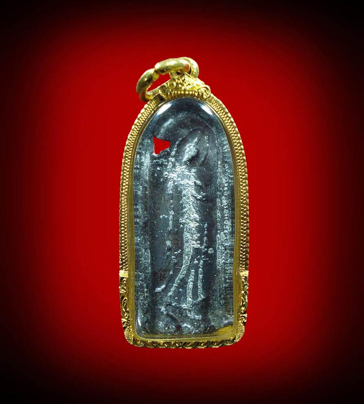 1เดียวในตอนนี้ พระลีลาระเวง กรุวัดพระศรีฯ สุพรรณ ชินตะกั่วสนิมแดง