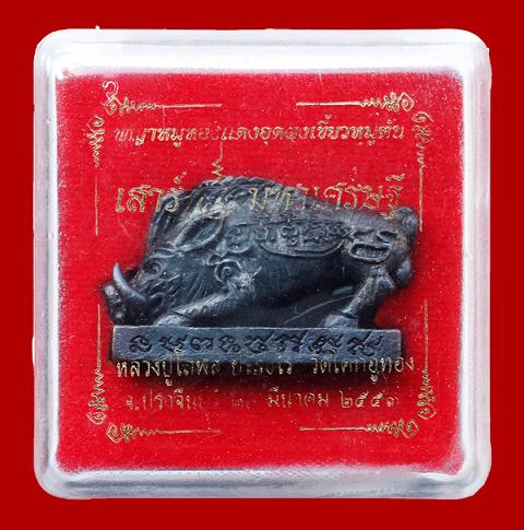 พญาหมู เสาร์ ๕ มหาเศรษฐี หลวงปู่โสฬส ยโสธโร วัดโคกอู่ทอง ปราจีนบุรี ปี 53......