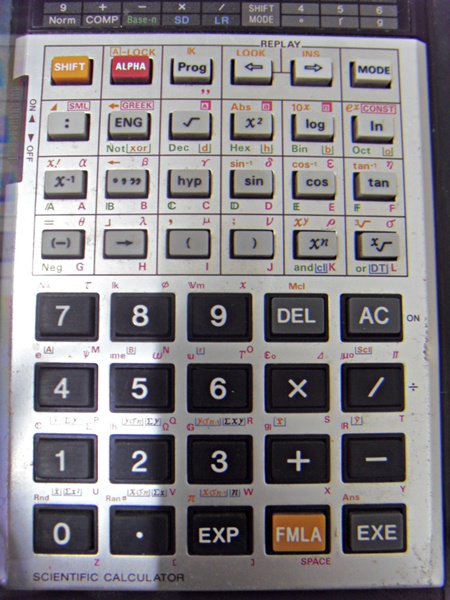 เครื่องคิดเลข CASIO fx-5000F แท้ มือสอง