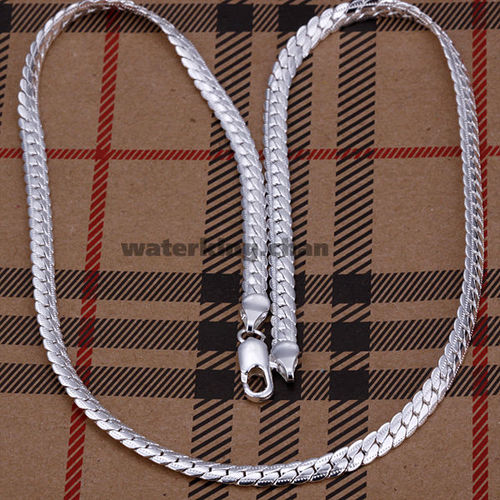 สร้อยเงิน Fashtion Solid Silver Sideway สวย สวย