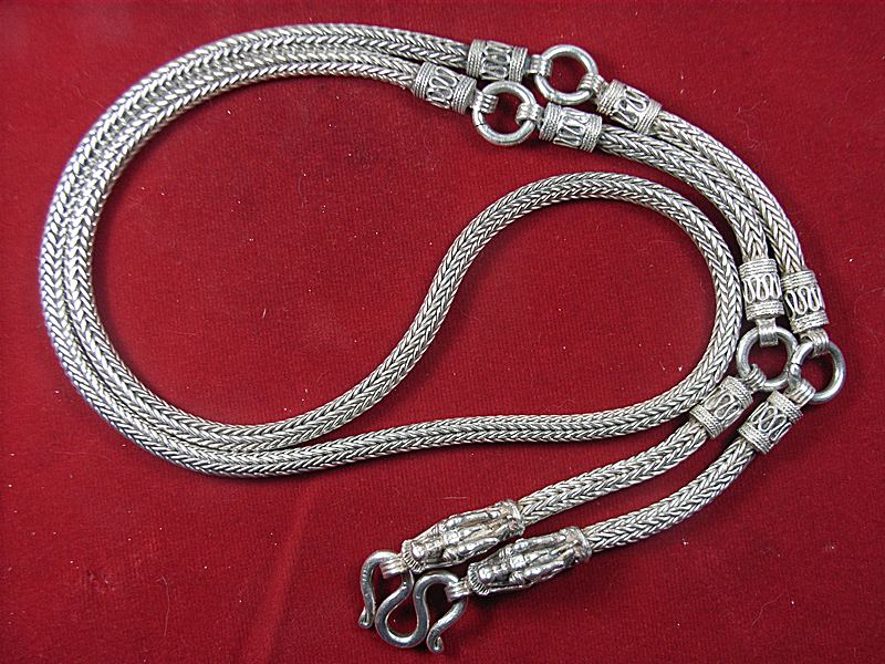สร้อยเงินแท้ หัวมังกร หนัก5บาท ราคาเบา