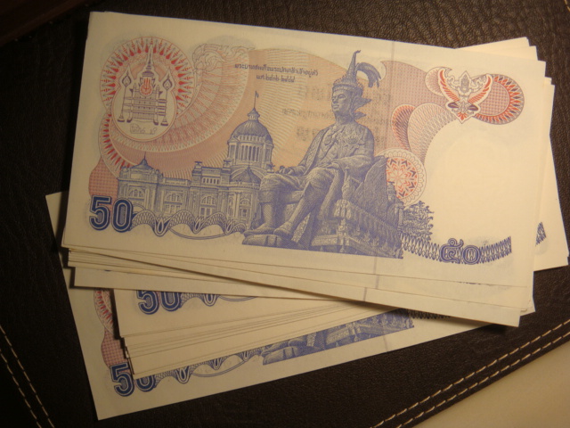 ธนบัตร50บาท40ใบ