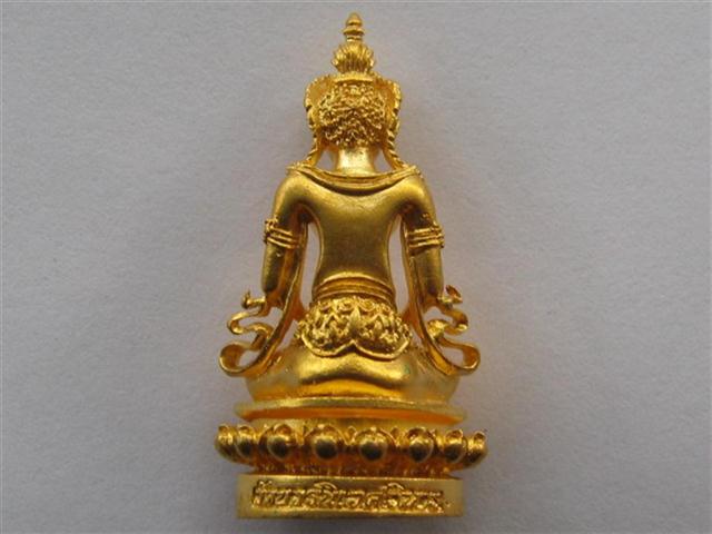 พระกริ่งอวโลกิเตศวร(กวนอิม) พระเทพกวี วัดบวรนิเวศวิหารปี40เคาะเดียว