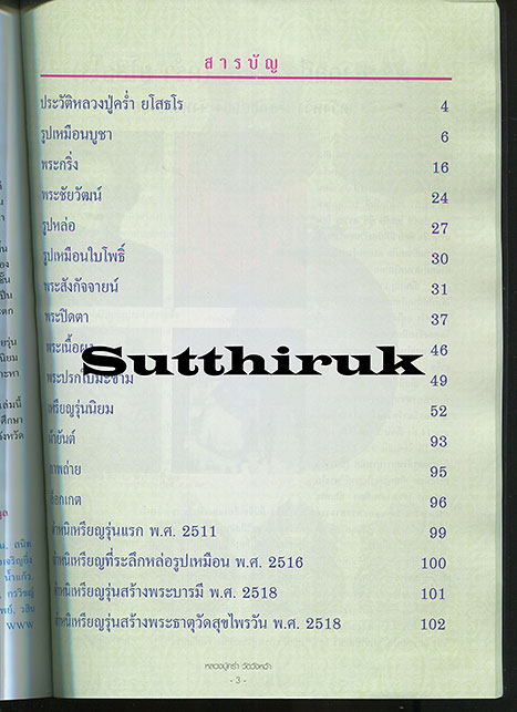 หนังสือ วัตถุมงคลยอดนิยม หลวงปู่คร่ำ วัดวังหว้า อ.แกลง จ.ระยอง