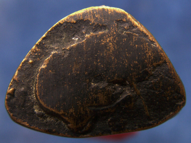 รูปหล่อเกจิ พระบ้านเก่าเก็บ สูง 2.6 ซ.ม.