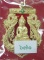 เหรียญฉลุปวเรศเนื้อทองระฆังลงยาแดง No. 671