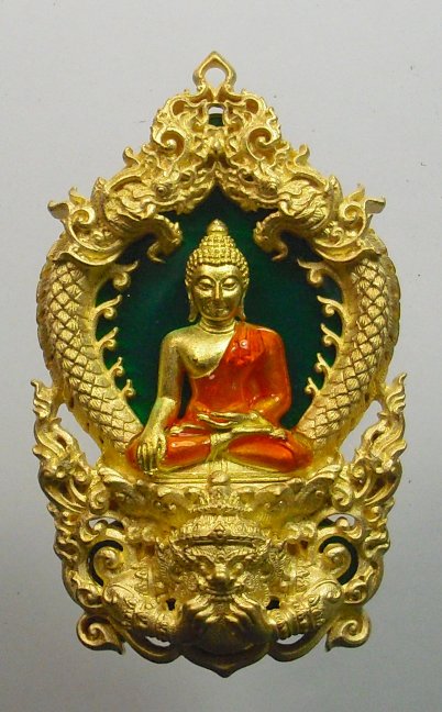 *** เคาะเดียว *** เหรียญเสมาฉลุยกองค์ พระพุทธสิหิงค์ รุ่น สิหิงค์ 55 *****