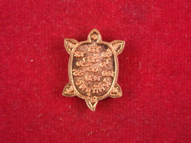 "จ่าสันต์" แดงเคาะเดียว/พญาเต่าเรือน หลังยันต์  วัดสุทัศน์