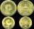 เหรียญในหลวงครองราช 25 ปี เนื้อทองคำ 2 เหรียญ หน้าเหรียญ 800 บาท และ 400 บาท