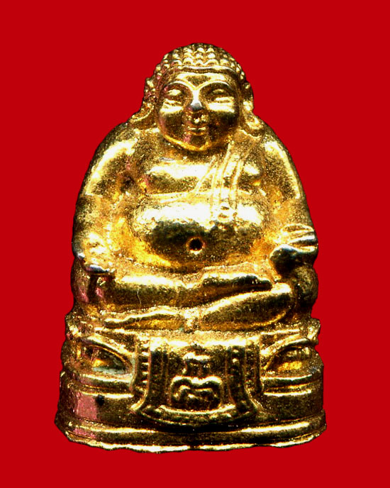 ถุูกสุด สะดุดใจ...พระสังกัจจายน์หลวงพ่อแพ วัดพิกุลทอง จ.สิงห์บุรี เนื้อกะไหล่ทอง สูงเกือบ 2 ซม.