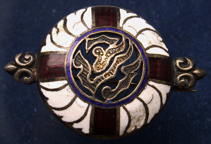 เข็ม จปร.เนื้อเงินลงยา