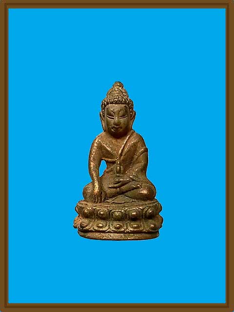 ***พระกริ่งเนื้อสัมฤทธิ์ รุ่น อายุยืนหมุนโชค หลวงปู่หมุน ฐิตสีโล วัดบ้านจาน จ.ศรีสะเกษ***