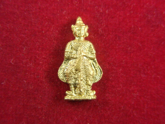 "จ่าสันต์" แดงเคาะเดียว/ท้าวเวสสุวรรณ วัดสุทัศน์ หลวงปู่กาหลง เขี้ยวแก้วร่วมปลุกเศก(เนื้อทองเหลือง)