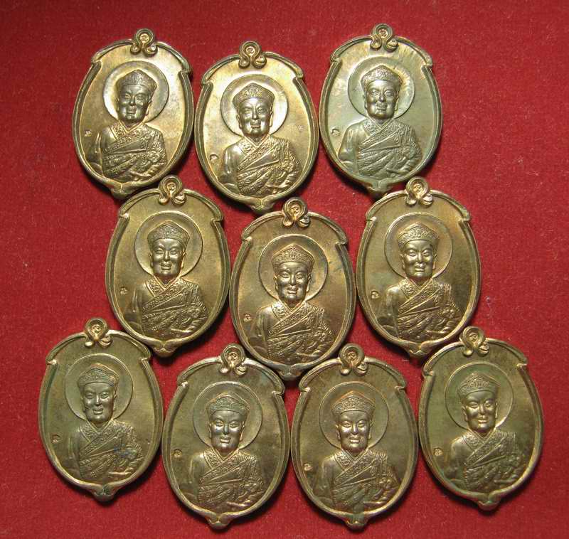 เหรียญ ไตฮงกง ทองแดง ลพ.เกษม ปี38 ทีเดียว 10 เหรียญ ครับ (2)