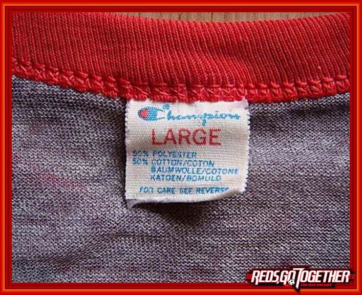 //--เคาะเดียวแดง--// เสื้อยืด Champian U.S.A. แท้ๆ ผ้าบาง50-50 เนื้อทรายครีม size Large 