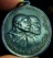 เหรียญโบสถ์ลั่น หลวงพ่อแดง-หลวงพ่อเจริญ ปี 2512 บล็อกหลุมกอล์ฟ ไม้กอล์ฟ (นิยม )