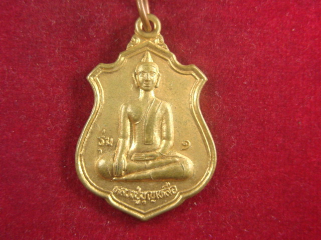 "จ่าสันต์" แดงเคาะเดียว/เหรียญหลวงปู่บุญเหลือ  รุ่น ๑  วัดโคกเจริญ  ลพบุรี  