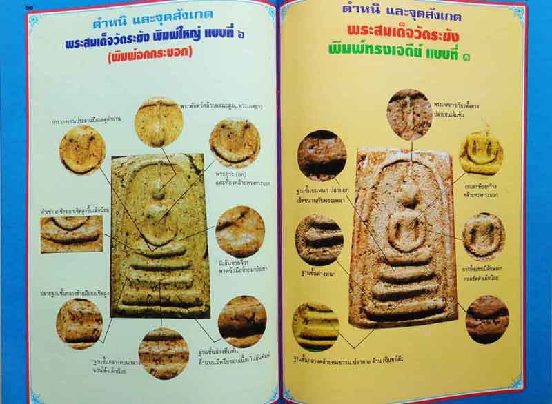 หนังสือมหาโพธิ์ ชี้เอกลักษณ์-ตำหนิ พระเครื่อง ชุดที่1