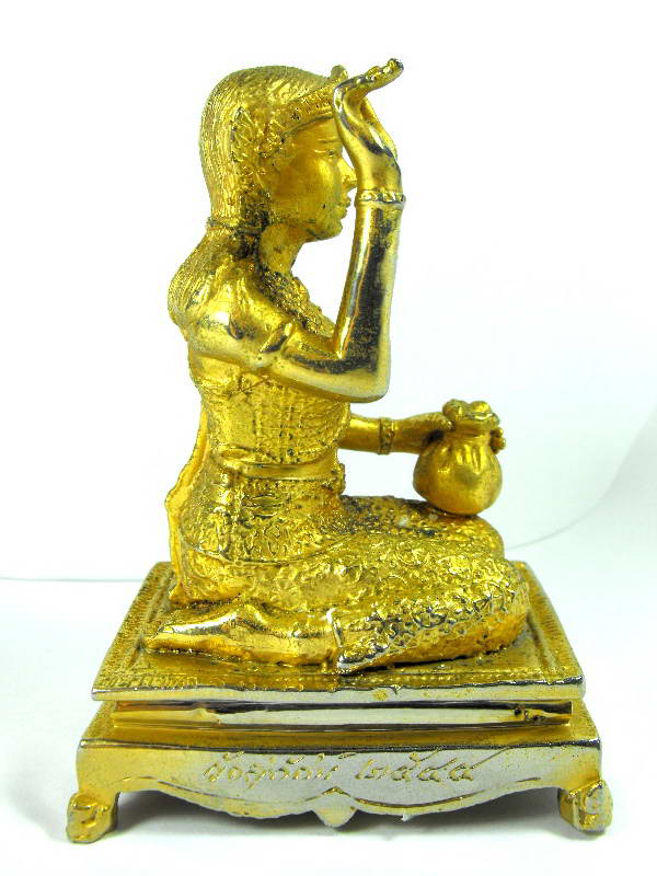 พระบูชานางกวักมหาเศรษฐ๊ หลวงปู่หมุน วัดบ้านจาน "รุ่นมหาเศรษฐี ปี2544"
