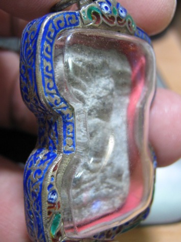 พระมเหศวร กรุวังบัว เนื้อชินเขียว จ.เพฃรบุรี มาพร้อมตลับเงิน ปิดไว้ 3,300 บาท