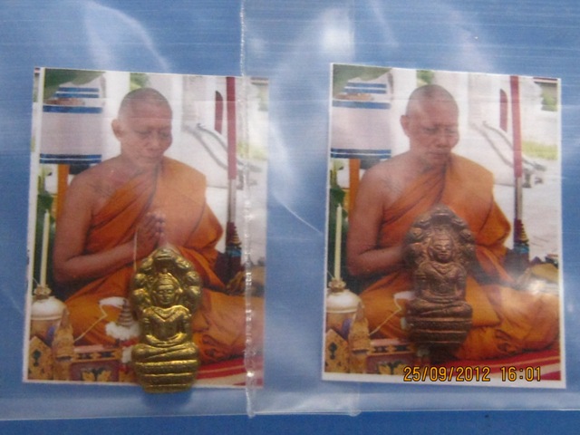 ***วัดใจ 10 องค์ พระปรกใบมะขาม หลวงพ่อสาคร วัดหนองกรับ ทองเหลือง 5 องค์ ทองแดง 5 องค์