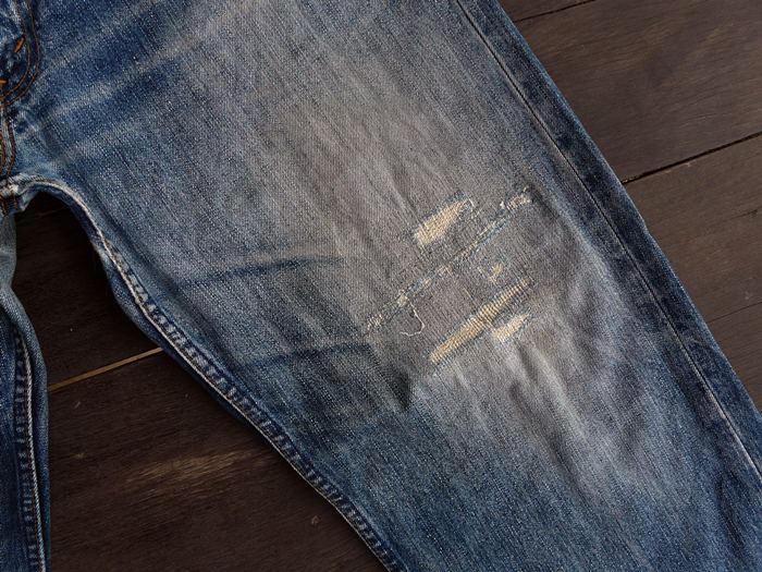 **** เคาะเดียว **** Levis Lot 503 ผ้าด้านขึ้นลายจากการใช้งาน สภาพเซอร์ เอวจริง 37 นิ้ว