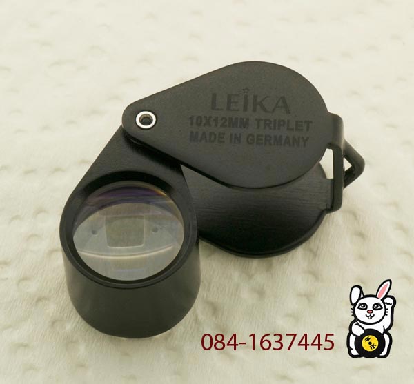 กล้องส่องพระ LEIKA สินค้านำเข้าจาก"เยอรมัน" ขนาด10X12mm. จิ๋วแต่แจ๋วมี สีดำมาดเข้ม... 