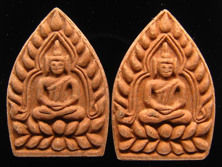 **ที่เดียว 2 องค์ พระผงขมิ้นเศก เจ้าสัวสยาม หลวงพ่อคง วัดกลางบางแก้ว ตะกุดเงิน เคาะเดียวแดง**BA82
