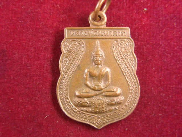 "จ่าสันต์" แดงเคาะเดียว/เหรียญหลวงพ่อมหาลาภ  วัดวิศิษฏ์บุญญาวาส