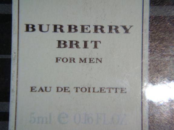 น้ำหอมขวดเล็กน่ารัก BURBERRY BRIT for men ขนาด 5 ml e