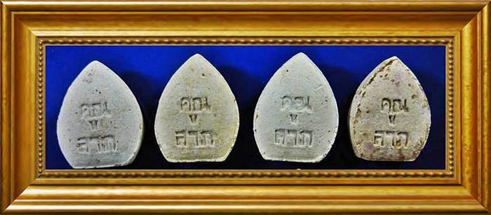 4 องค์ พระปิดตาหลวงพ่อคูณ รุ่นคูณลาภ ปี2517 ดีนอกดีใน แค่มวลสารก็สุดยอดแล้ว