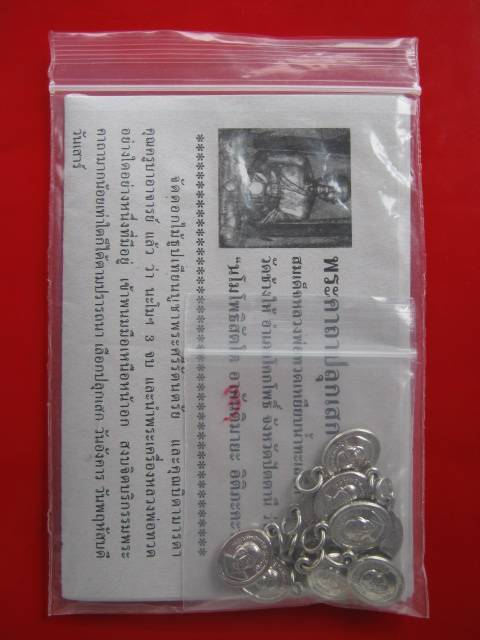 เม็ดแตงชุบนิเกิ้ล ปี55 หลวงพ่อทวด วัดช้างให้ จำนวน 10 เหรียญ  (B-643)-3