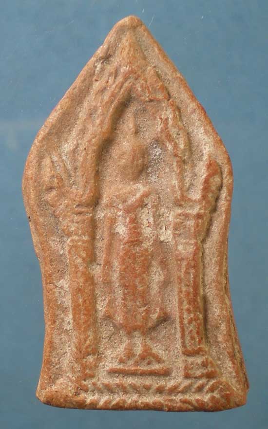 พิมพ์เปิดโลก เนื้อดิน พิธีพุทธาภิเษก ปี09 วัดศิลาชลเขต นครศรีธรรมราช 