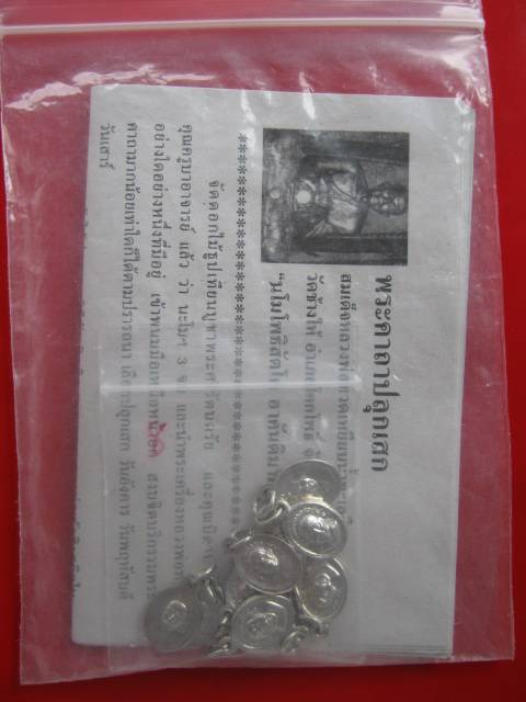 **เม็ดแตงชุบนิเกิ้ล ปี55 หลวงพ่อทวด วัดช้างให้ จำนวน 10 เหรียญ  (B-644)-8**