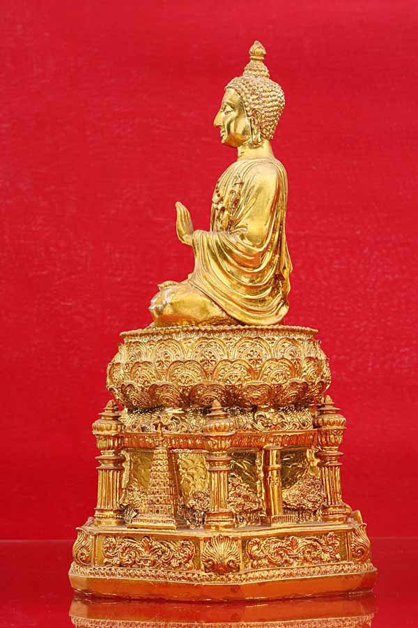 พระบูชาปางประทานพร ฐานสังเวชณียสถาน 4 แห่ง