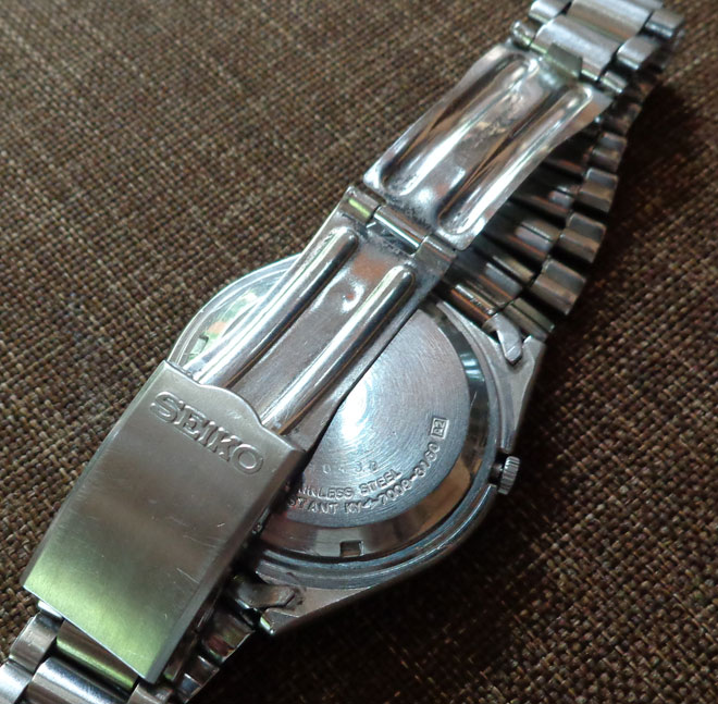 นาฬิกา SEIKO 5 หน้าปัดเข้ม สวยๆครับ automatic