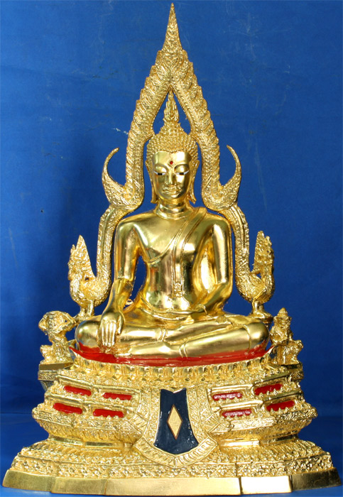 พระบูชาปิดทอง พระพุทธชินราช วัดพระศรีรัตนมหาธาตุ รุ่นจอมราชันย์ ปี 2555