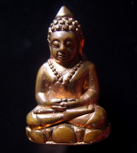 พระกริ่งล้มลุก ท่านเจ้ามา (ย้อนยุค) เนื้อสัตตโลหะ กรมยุทธศึกษาทหารบกจัดสร้างใน ปี 2544