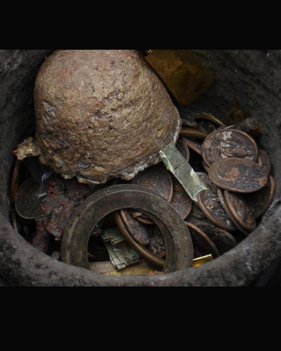 กริ่งเจตคุป เพชรกลับ นวโลหะก้นตันแช่น้ำมนต์ 189  ลพ ผาด เสก 