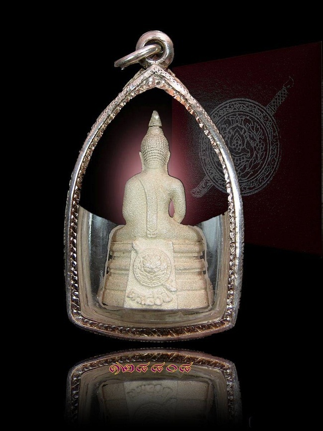 เนื้อเงินพ่นทราย พระพุทธโสธร วัดโสธรวรารามวรวิหาร จังหวัฉะเชิงเทรา(กรมตำรวจ)