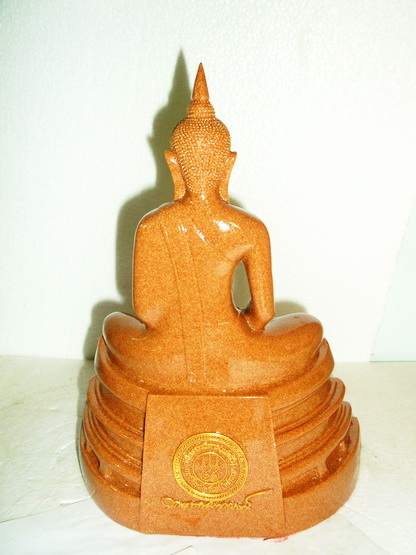 พระบูชา "หลวงพ่อโสธร" องค์สีลายกระเบื้องหลังคาโบสถ์ สวยมากๆ ขนาดฐาน กว้าง7 นิ้ว สูง 9 นิ้ว หน้าตักพร
