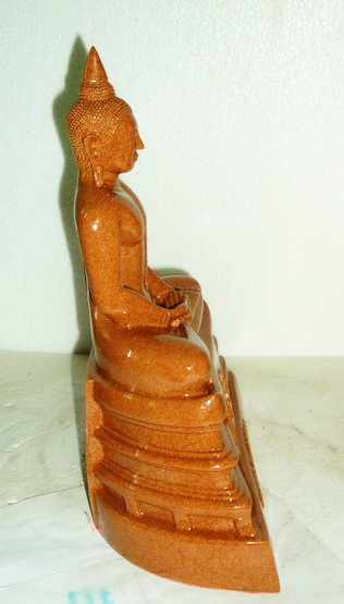 พระบูชา "หลวงพ่อโสธร" องค์สีลายกระเบื้องหลังคาโบสถ์ สวยมากๆ ขนาดฐาน กว้าง7 นิ้ว สูง 9 นิ้ว หน้าตักพร