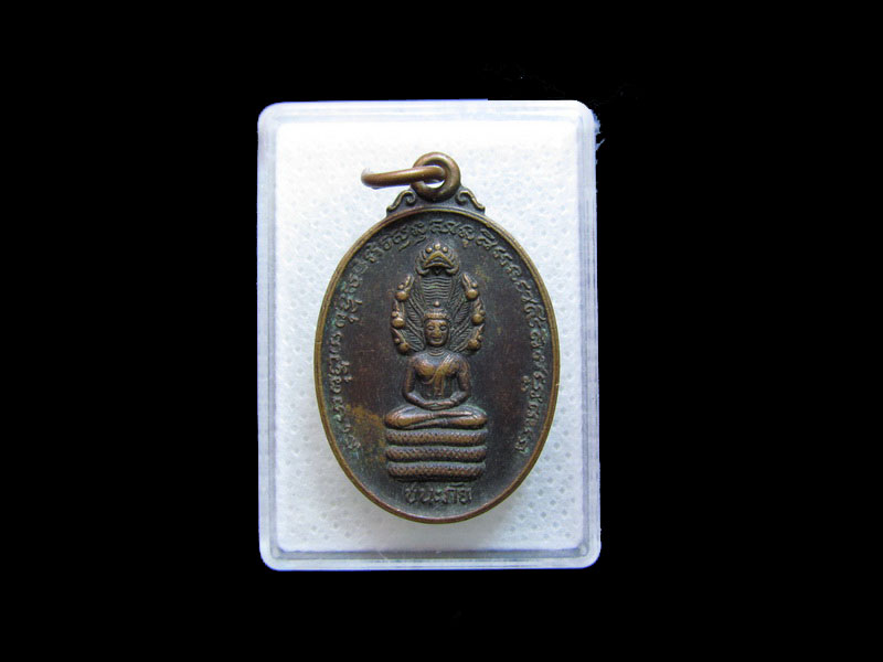  เหรียญพระนาคปรก ชนะภัย วัดสระกระเบื้อง อ.บ้านหมี่ จ.ลพบุรี ..เริ่ม20บาท/.กฐิน วบ.155