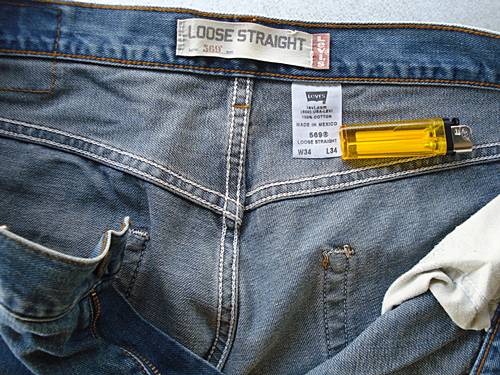 ลีวายส์ LOOSE STRAIGHT (MADE IN JAPANMEXICO) เอว34