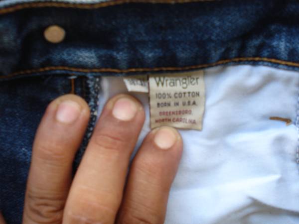 ยีนส์ Wrangler (MADE IN )เอว38