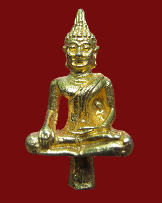 พระยอดธงหลวงปู่พิศดู วัดเทพธารทอง กะไหล่ทอง