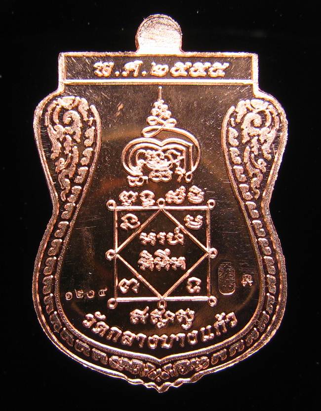 **เหรียญชินราช รุ่นเจ้าสัวสยาม หลวงพ่อคง วัดกลางบางแก้ว เลข 1204 เนื้อทองแดงนอก เคาะเดียวแดง**